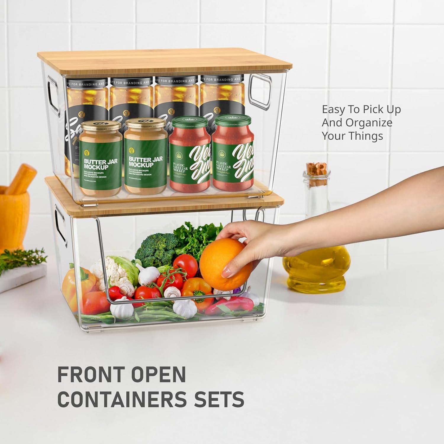 Contenedores de Almacenamiento IDEATECH 2 Paquete 3.69L