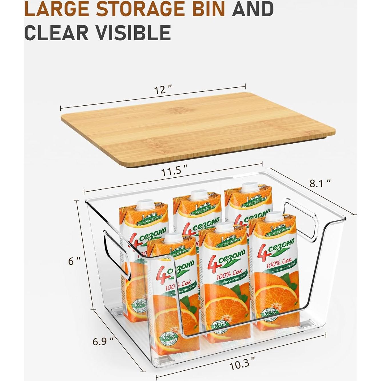 Contenedores de Almacenamiento IDEATECH 2 Paquete 3.69L