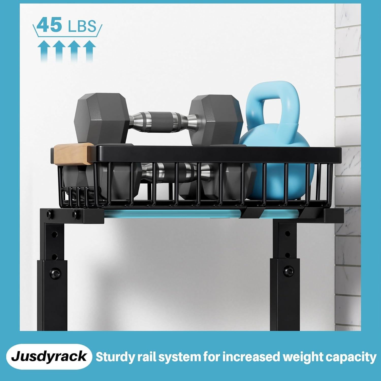 Organizador Bajo Fregadero Jusdyrack 2 Niveles Ajustable Negro