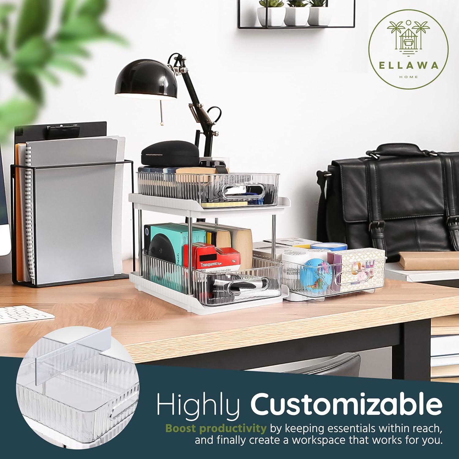 Organizador de 3 niveles Ellawa para debajo del fregadero