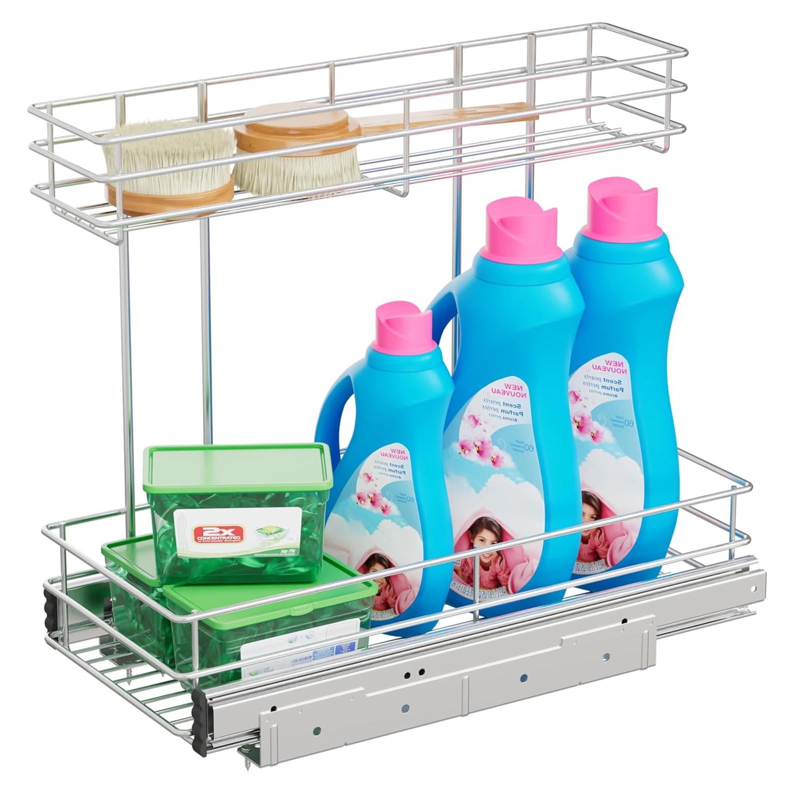 Organizador Bajo Fregadero STORKING 2 Niveles Cromado 40.64 cm