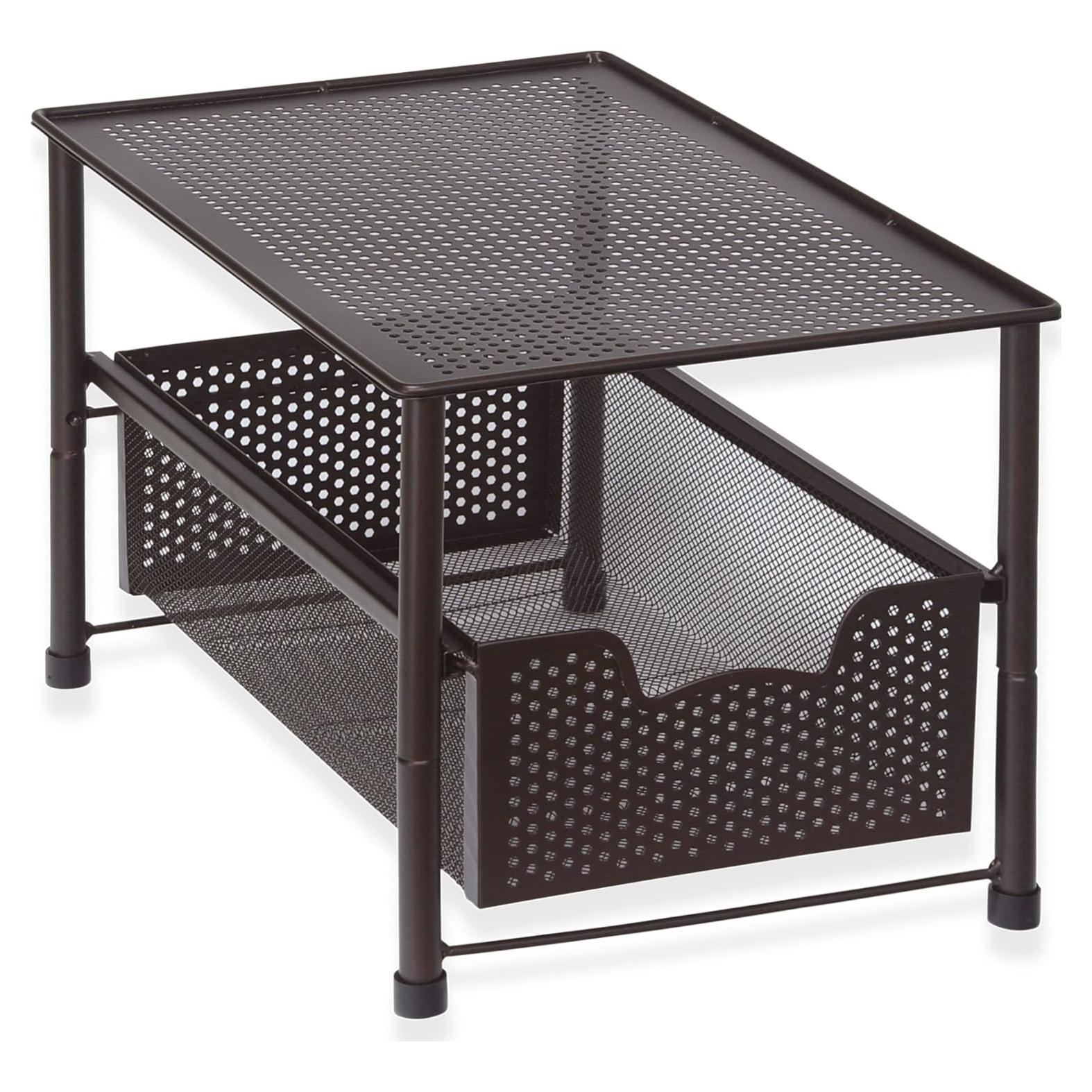 Organizador de Cajones Deslizantes Simple Houseware Bronce 42.54x27.43 cm