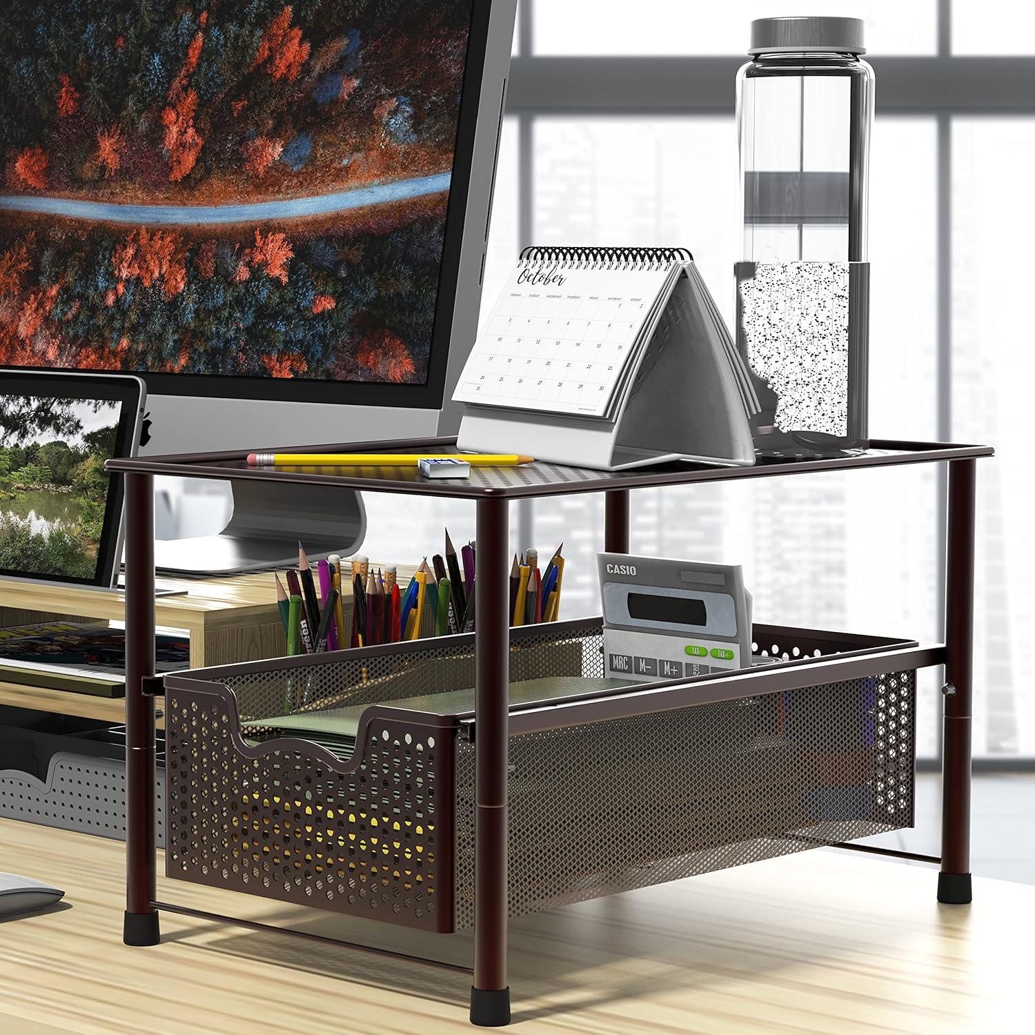 Organizador de Cajones Deslizantes Simple Houseware Bronce 42.54x27.43 cm