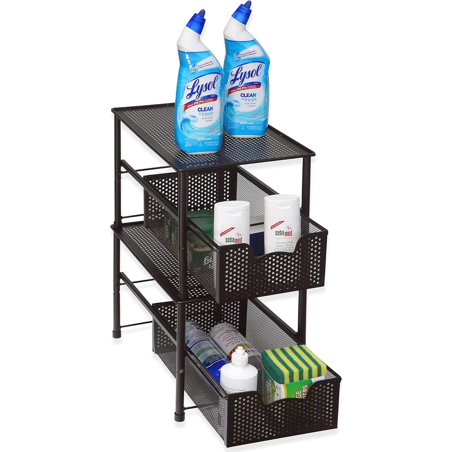 Organizador de Cajones Deslizantes Simple Houseware Bronce 42.54x27.43 cm