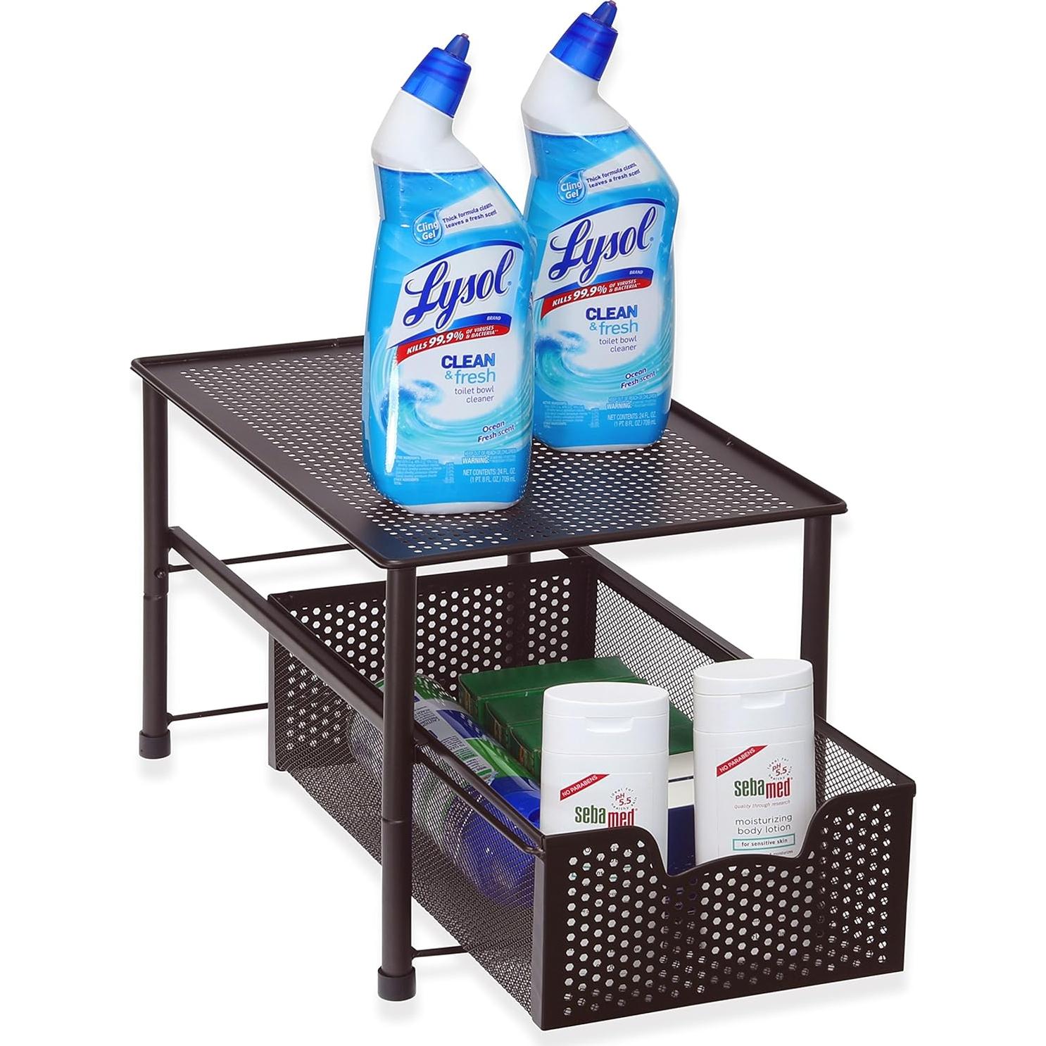 Organizador de Cajones Deslizantes Simple Houseware Bronce 42.54x27.43 cm