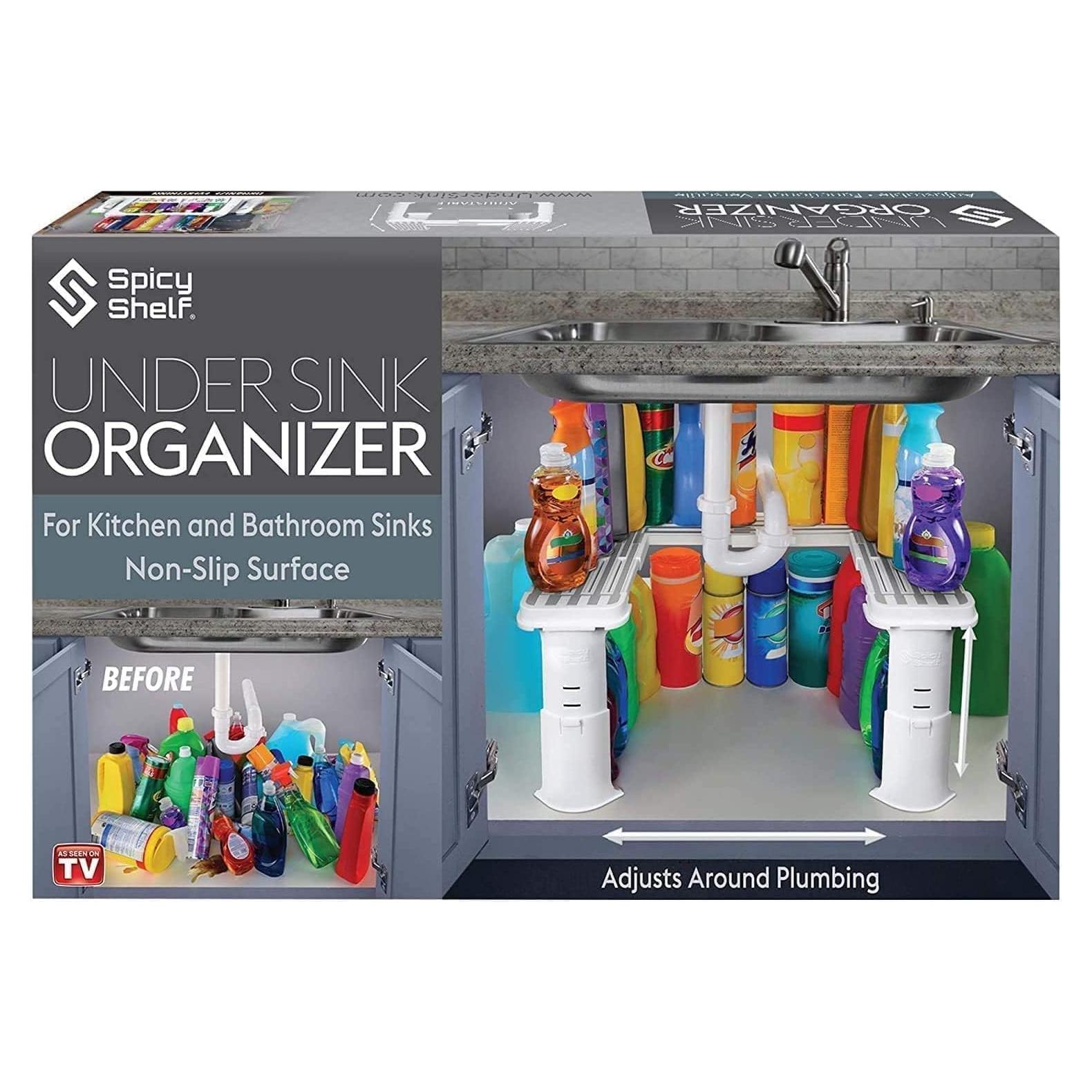 Organizador Expandible Bajo el Fregadero Spicy Shelf 18.14 kg