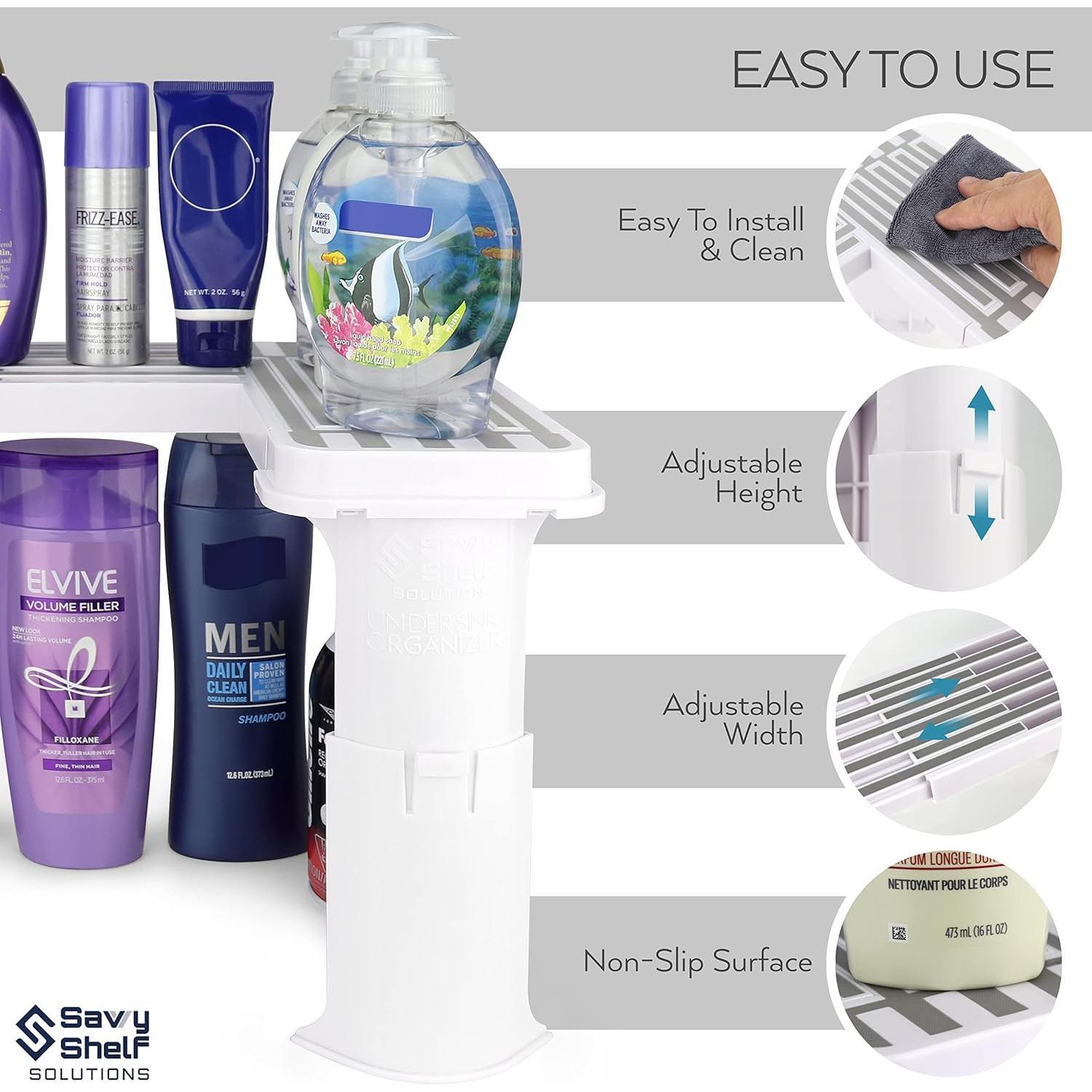 Organizador Expandible Bajo el Fregadero Spicy Shelf 18.14 kg