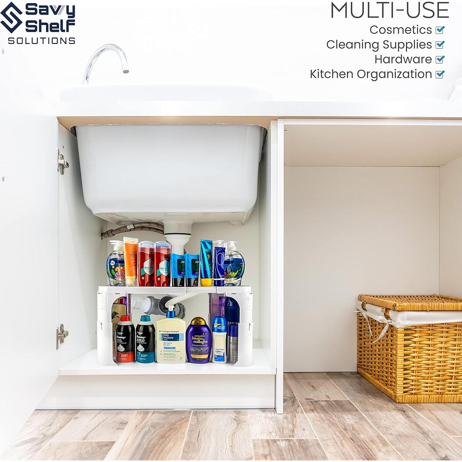 Organizador Expandible Bajo el Fregadero Spicy Shelf 18.14 kg