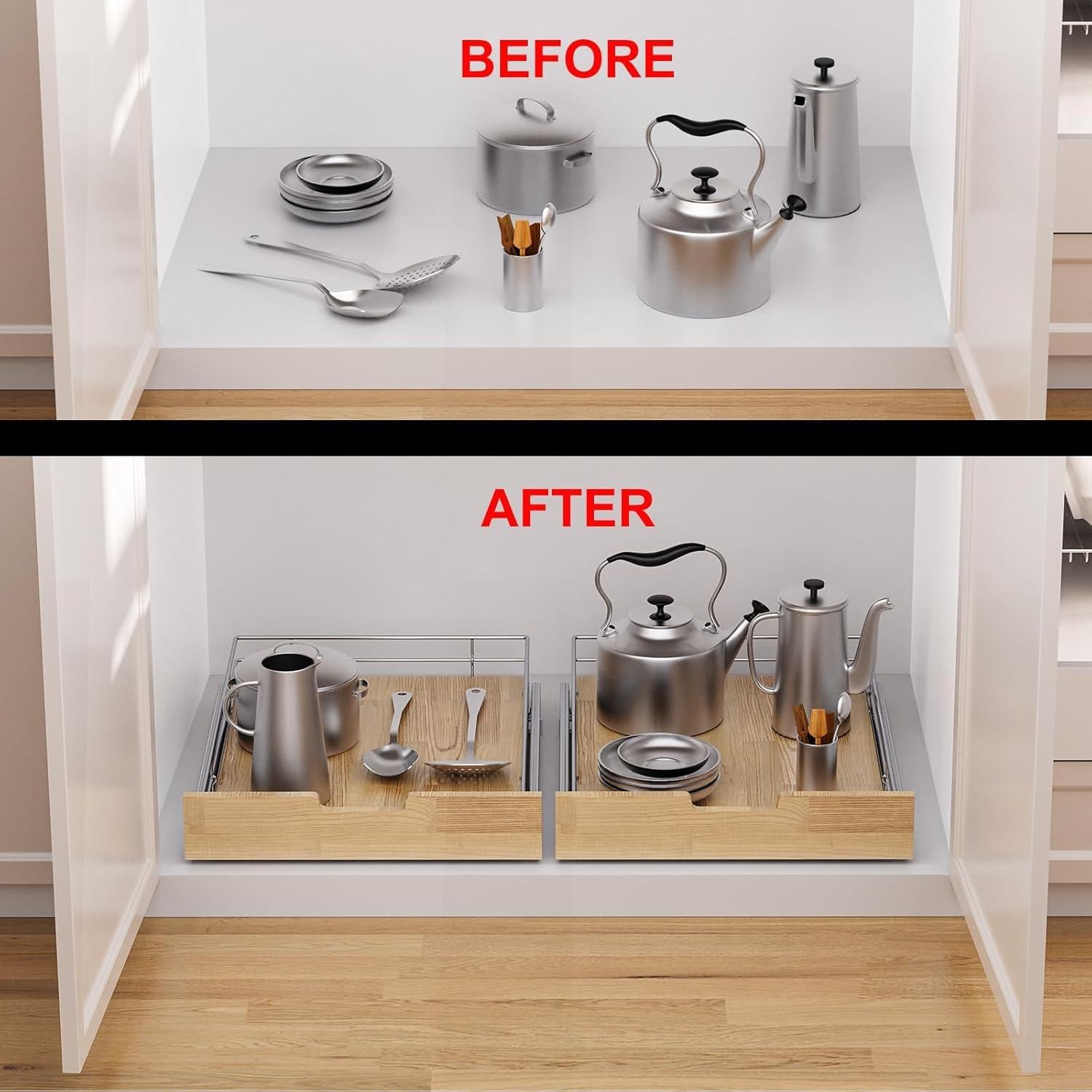 Organizador Extraíble Sikarou para Gabinete 35.56x53.34cm