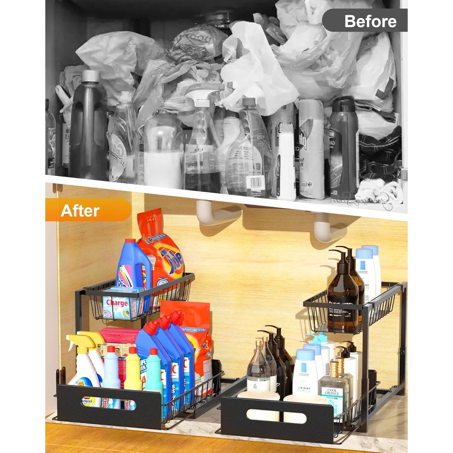 Organizador de Metal Mythinglogic 2 Niveles para Fregadero