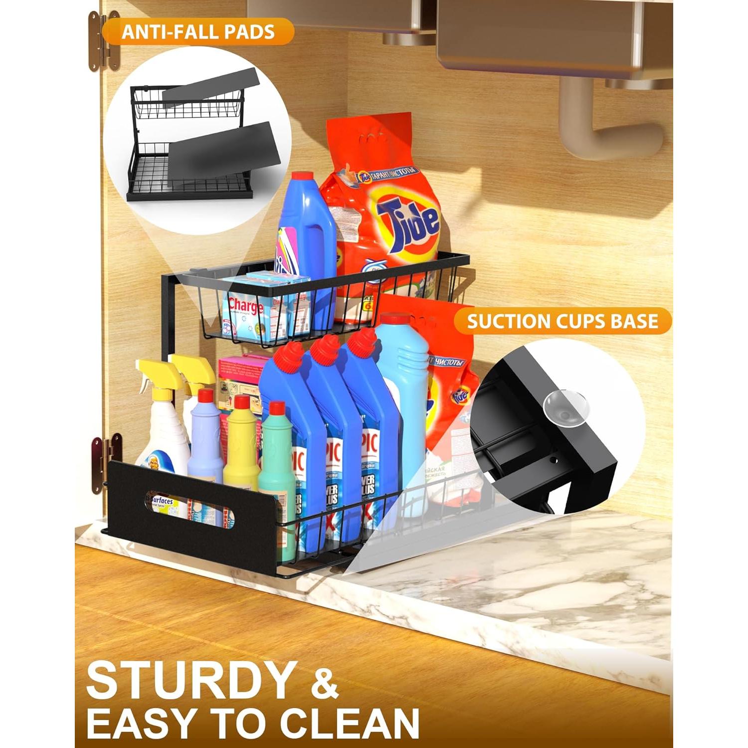 Organizador de Metal Mythinglogic 2 Niveles para Fregadero