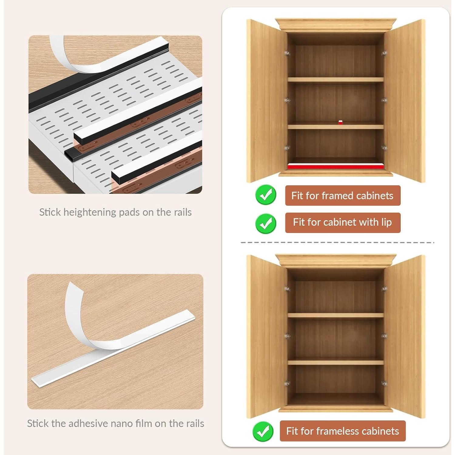 Organizador Expandible Bajo Fregadero Maywise 2 Niveles Blanco