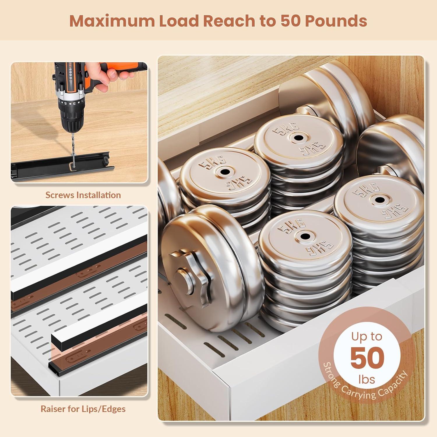 Organizador Expandible Bajo Fregadero Maywise 2 Niveles Blanco