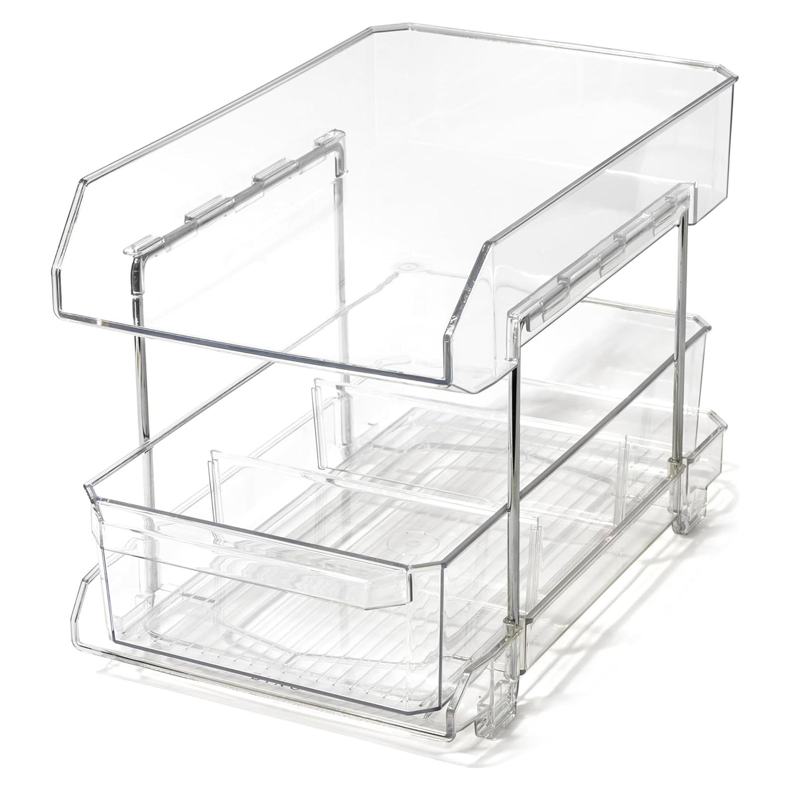 Organizador de Almacenamiento BINO 2 Niveles Transparente 1.06 kg