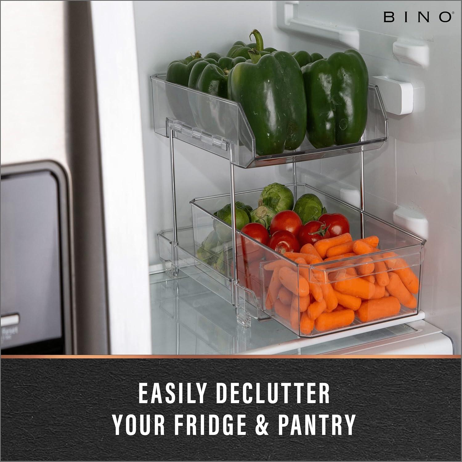 Organizador de Almacenamiento BINO 2 Niveles Transparente 1.06 kg