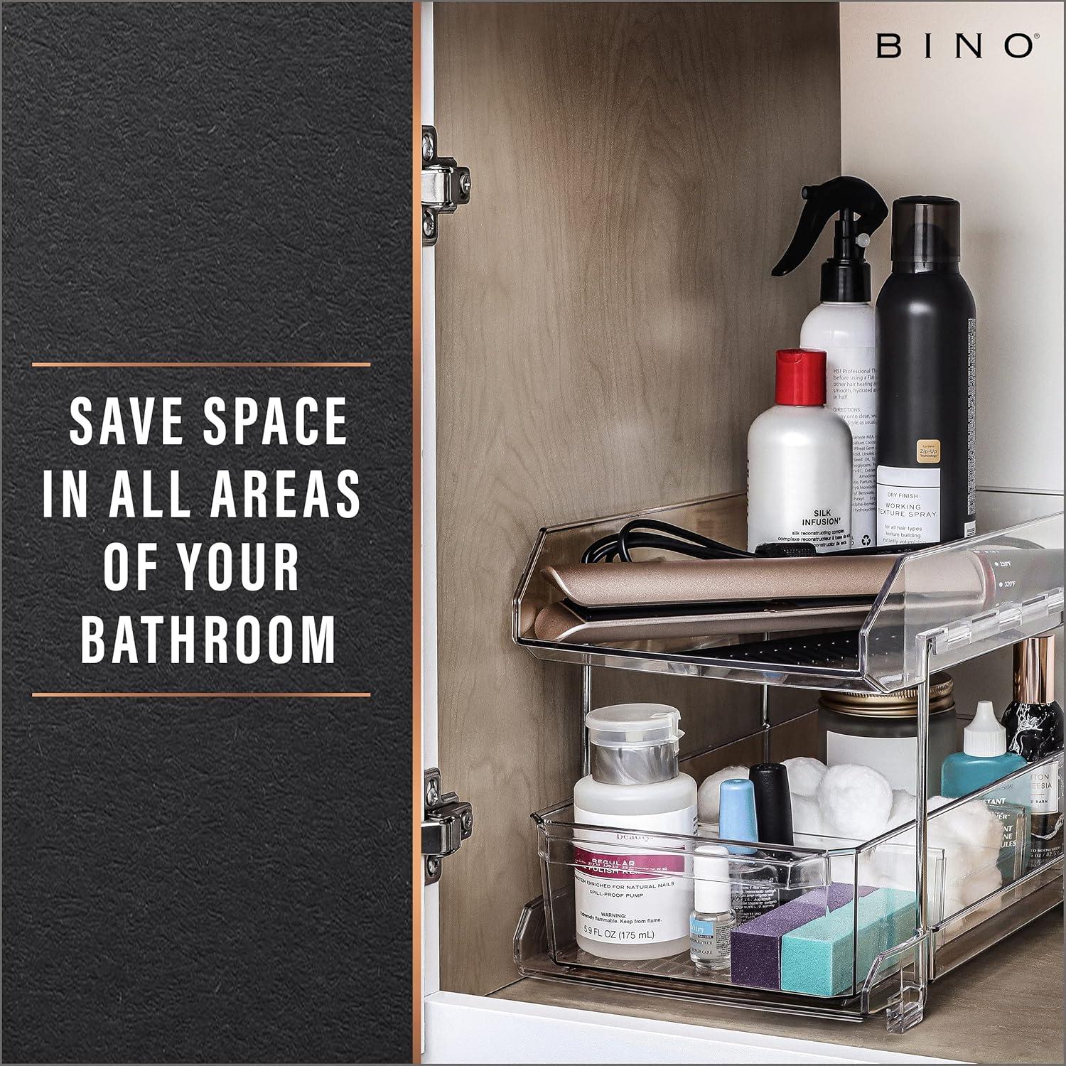 Organizador de Almacenamiento BINO 2 Niveles Transparente 1.06 kg