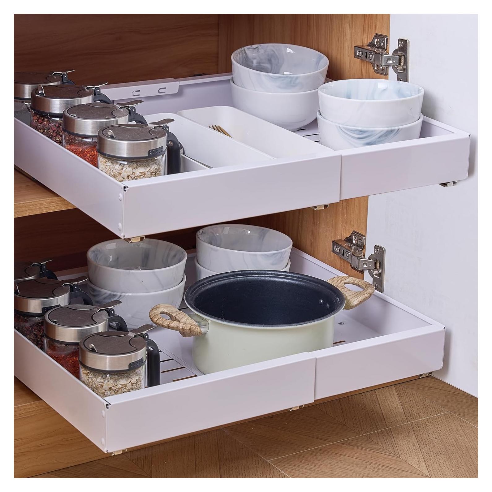 Organizador de Gabinete Extraíble Zodiacsigns 53.34 cm Blanco