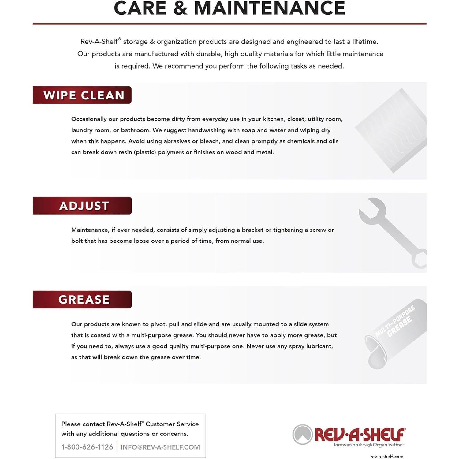 Soporte de Toalla de Mano Rev-A-Shelf 563-47 Blanco 30.48 cm