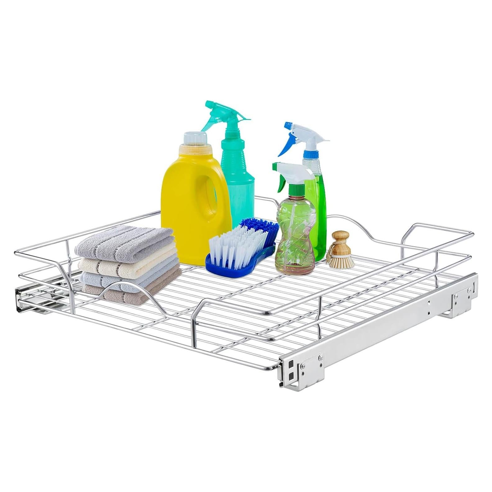 Organizador de Gabinete Extraíble OCG Cromado 43.18x27.94 cm