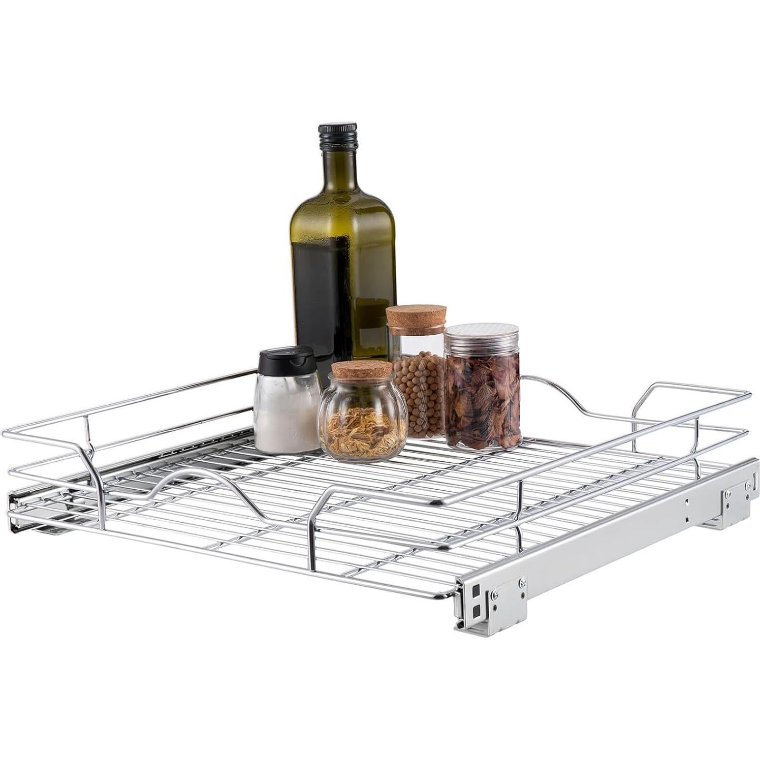 Organizador de Gabinete Extraíble OCG Cromado 43.18x27.94 cm