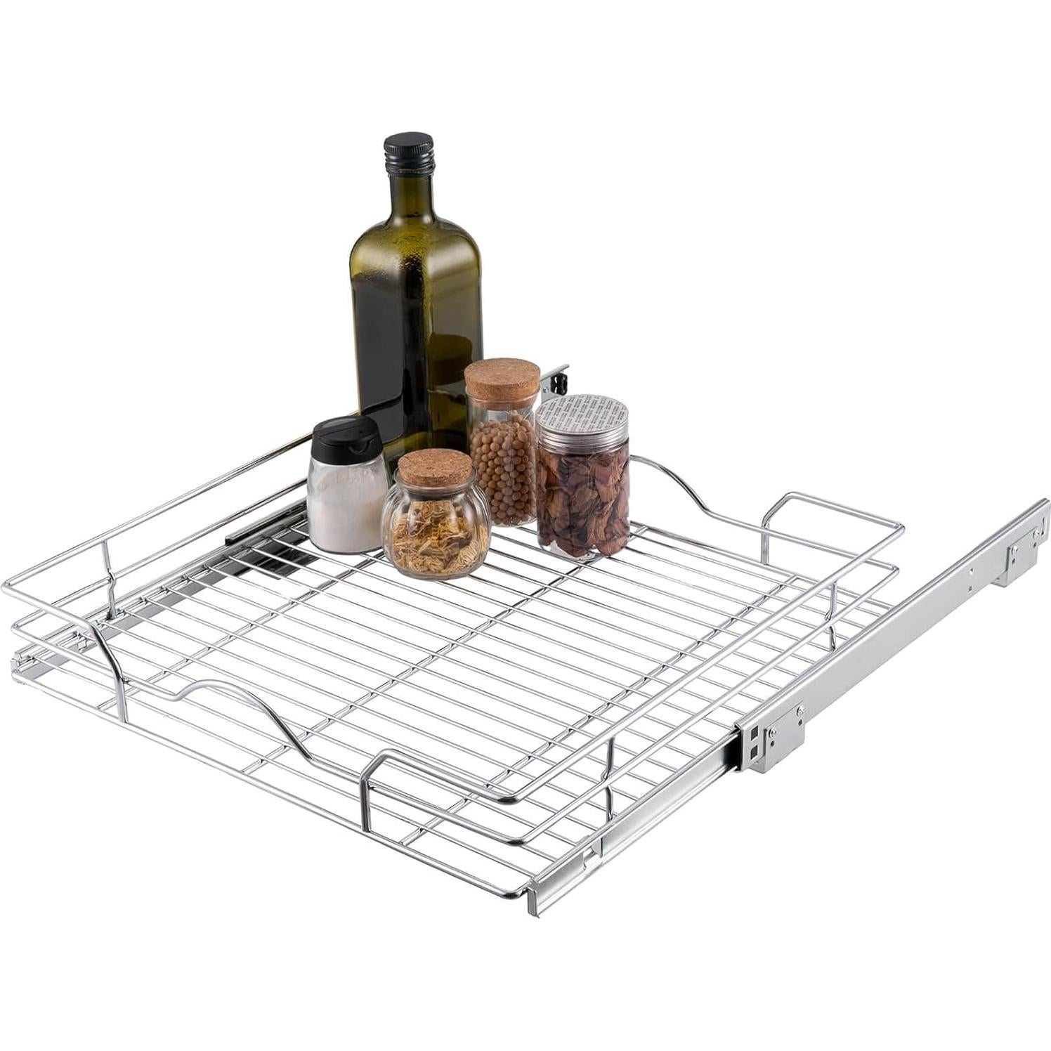 Organizador de Gabinete Extraíble OCG Cromado 43.18x27.94 cm