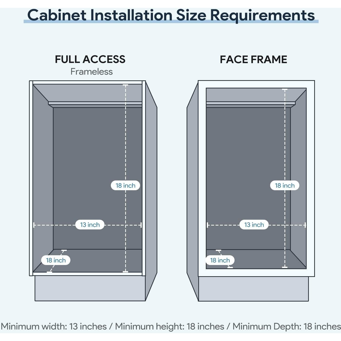 Cesto de Basura Deslizante Bajo Gabinete Tanamu 28x40.6 cm