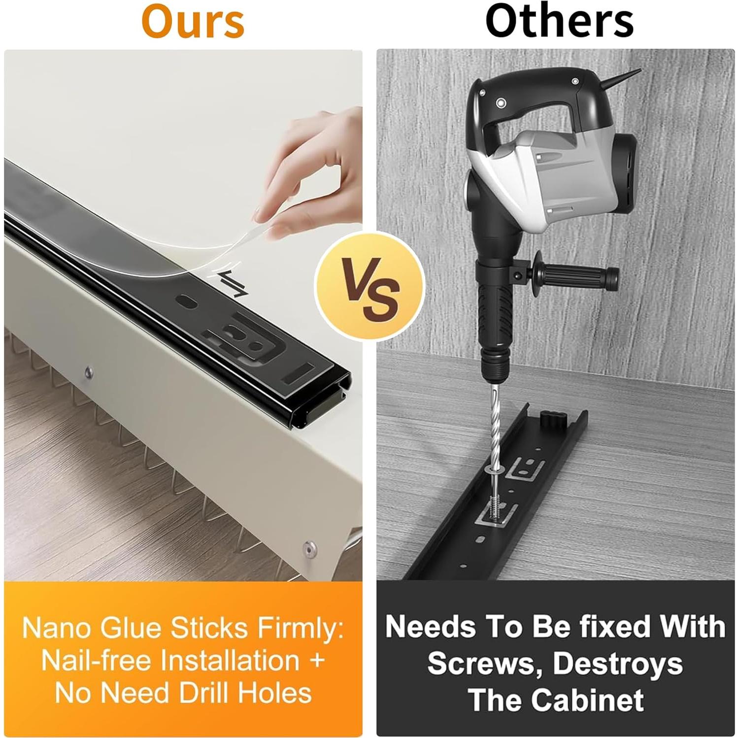 Organizador Extraíble ZHOHO TANT para Gabinete de Cocina 42.2x39.9cm