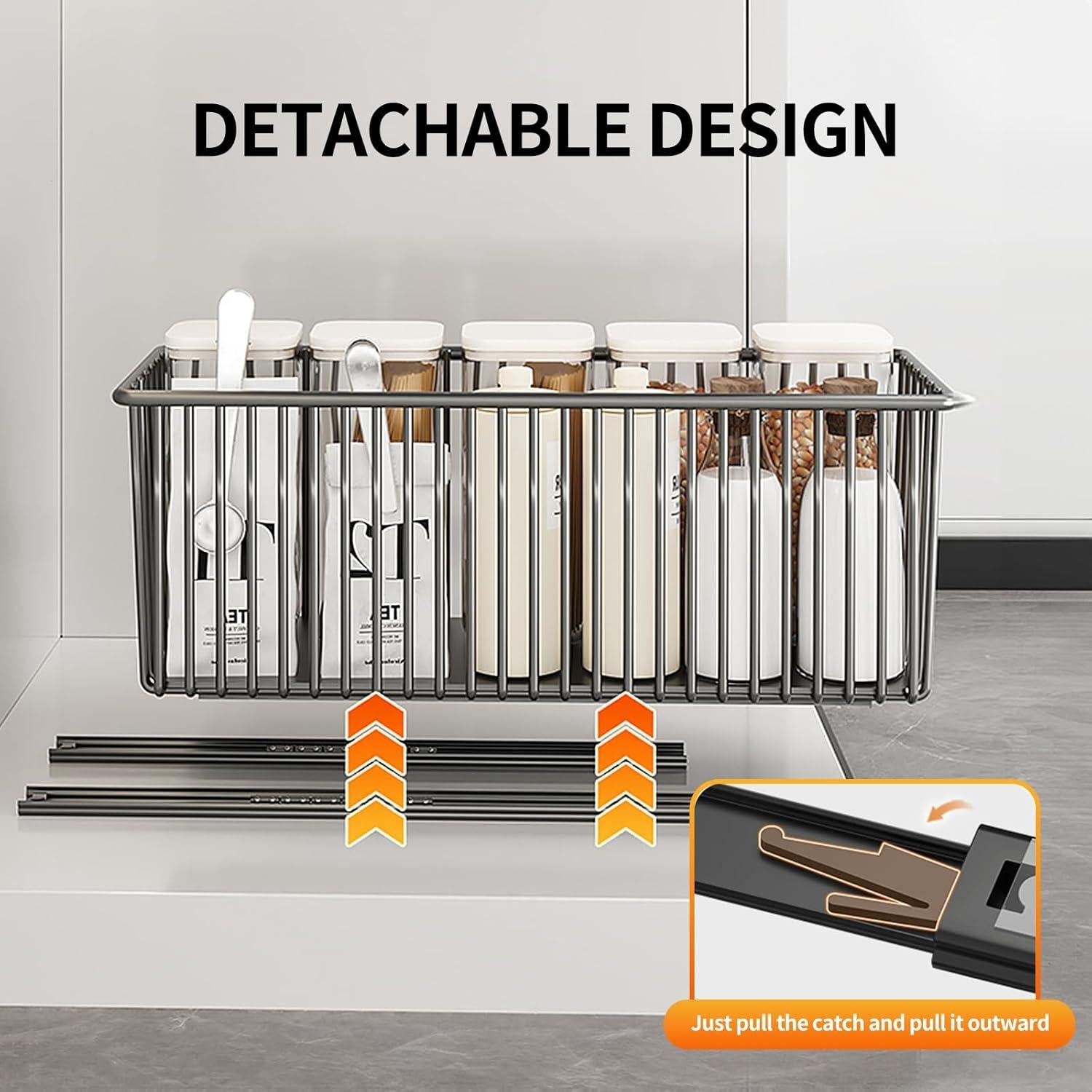 2 Organizadores de Gabinete Extraíbles Xonusin - 41.83x15.24x16cm