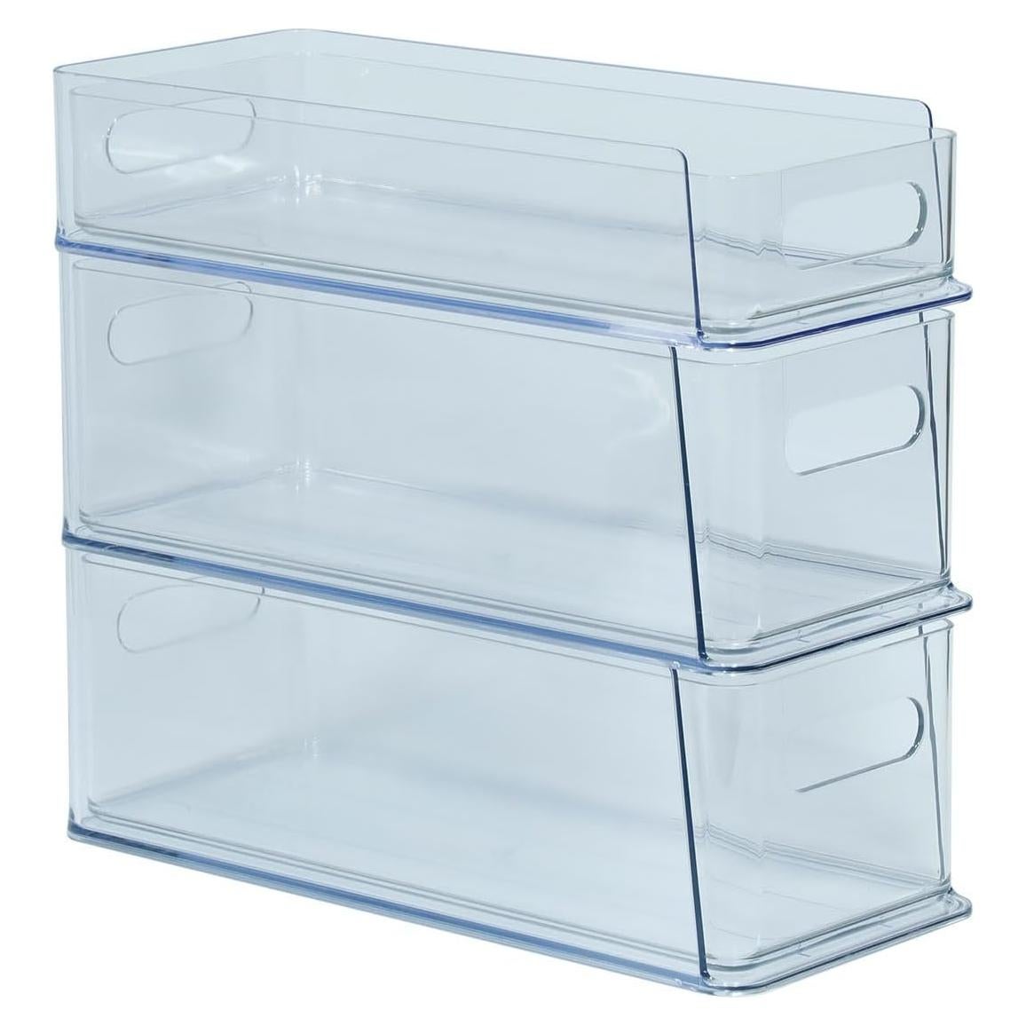 Organizador de Cajones 3 Niveles NINEWEEN Plástico Transparente