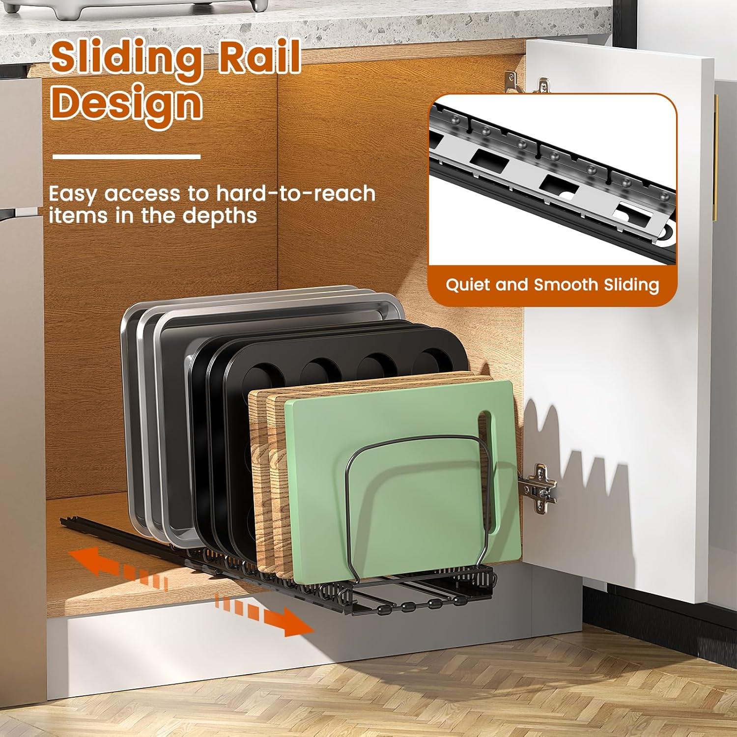 Organizador de Gabinete Housolution con 10 Divisores Ajustables