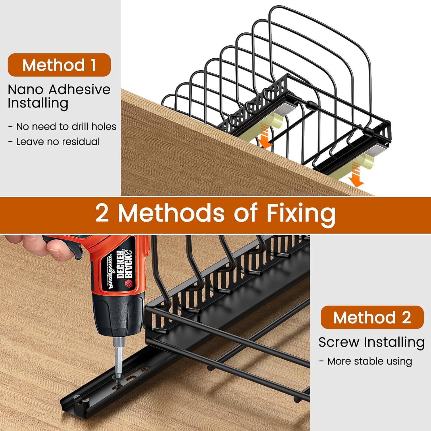 Organizador de Gabinete Housolution con 10 Divisores Ajustables