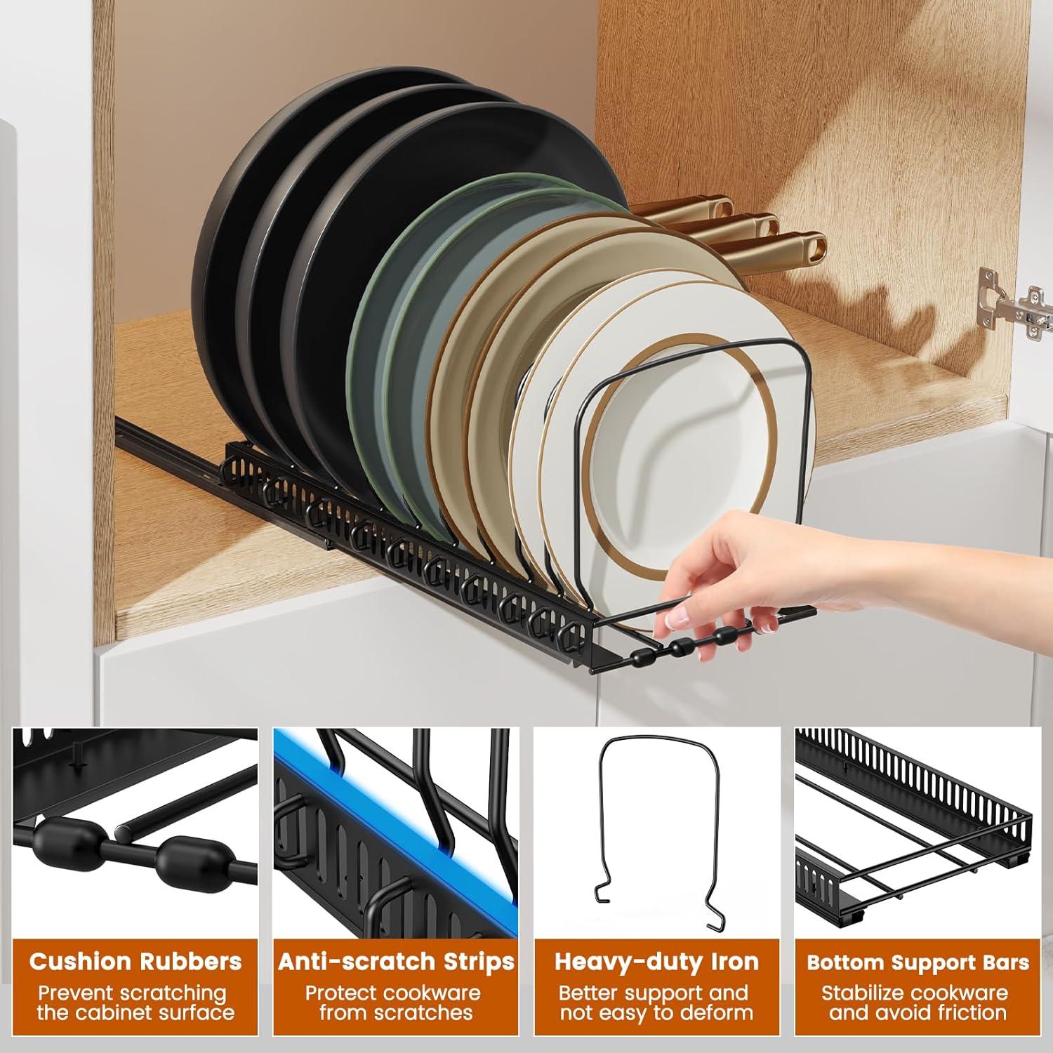 Organizador de Gabinete Housolution con 10 Divisores Ajustables