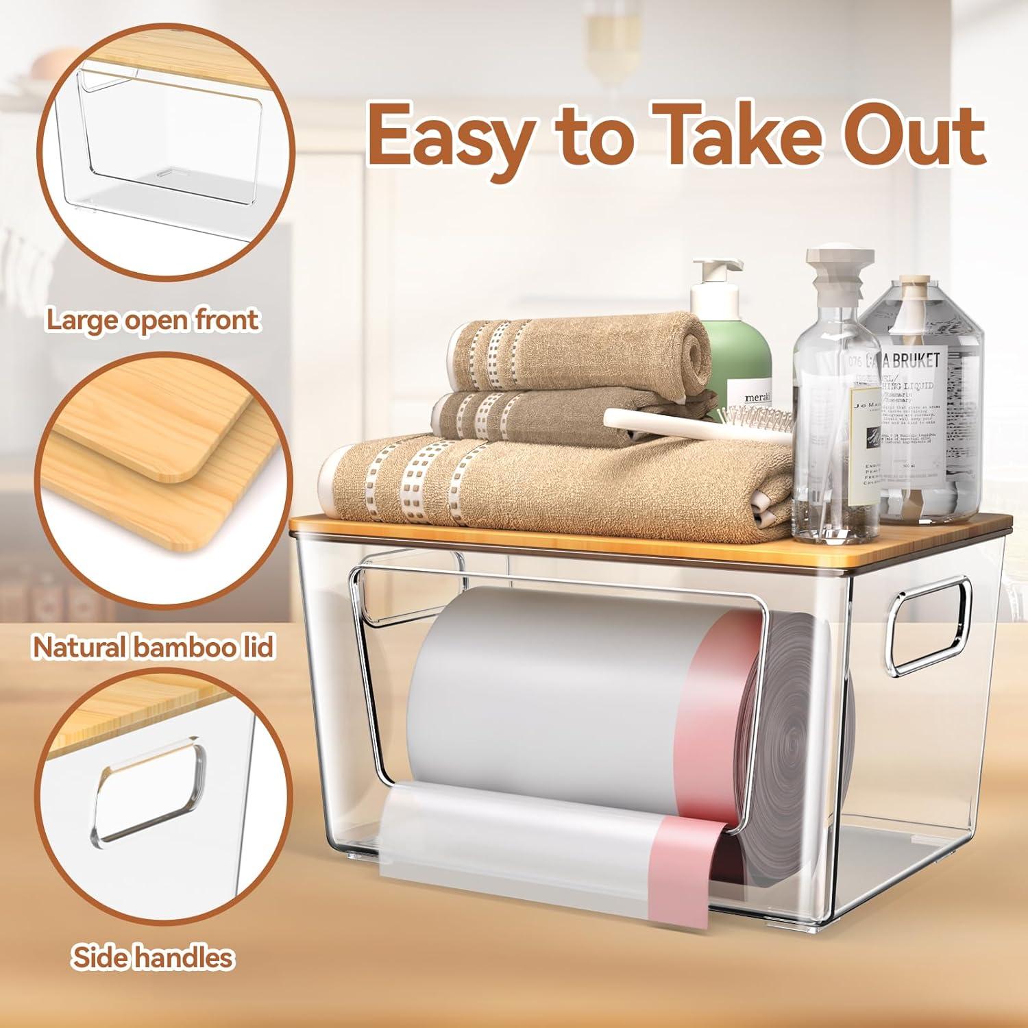 Soporte para Bolsas de Basura SPOSPO 2 Paquetes 49.2L a 124.9L