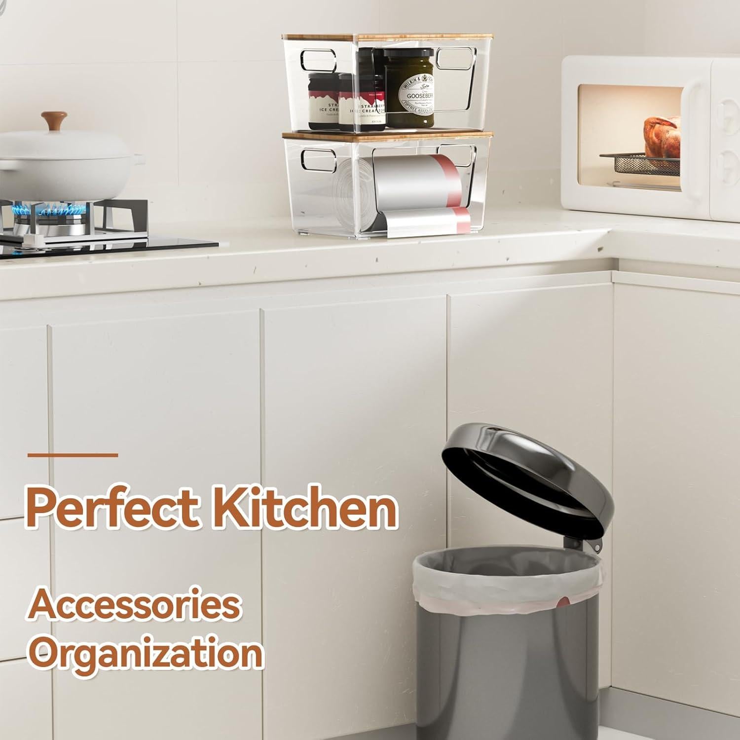 Soporte para Bolsas de Basura SPOSPO 2 Paquetes 49.2L a 124.9L