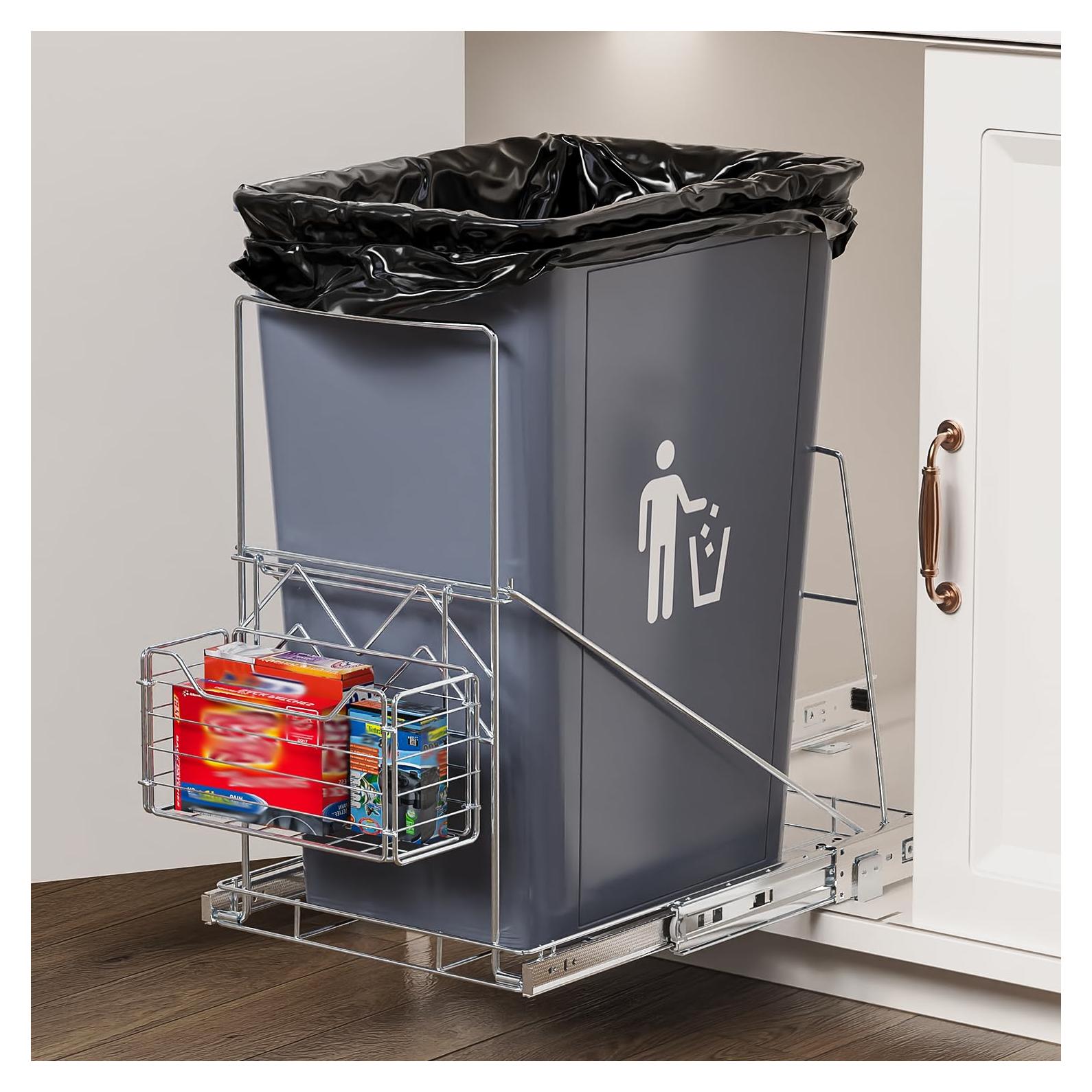 Estante de Basura Extraíble Beinline para Bajo Fregadero 7-11 Gal