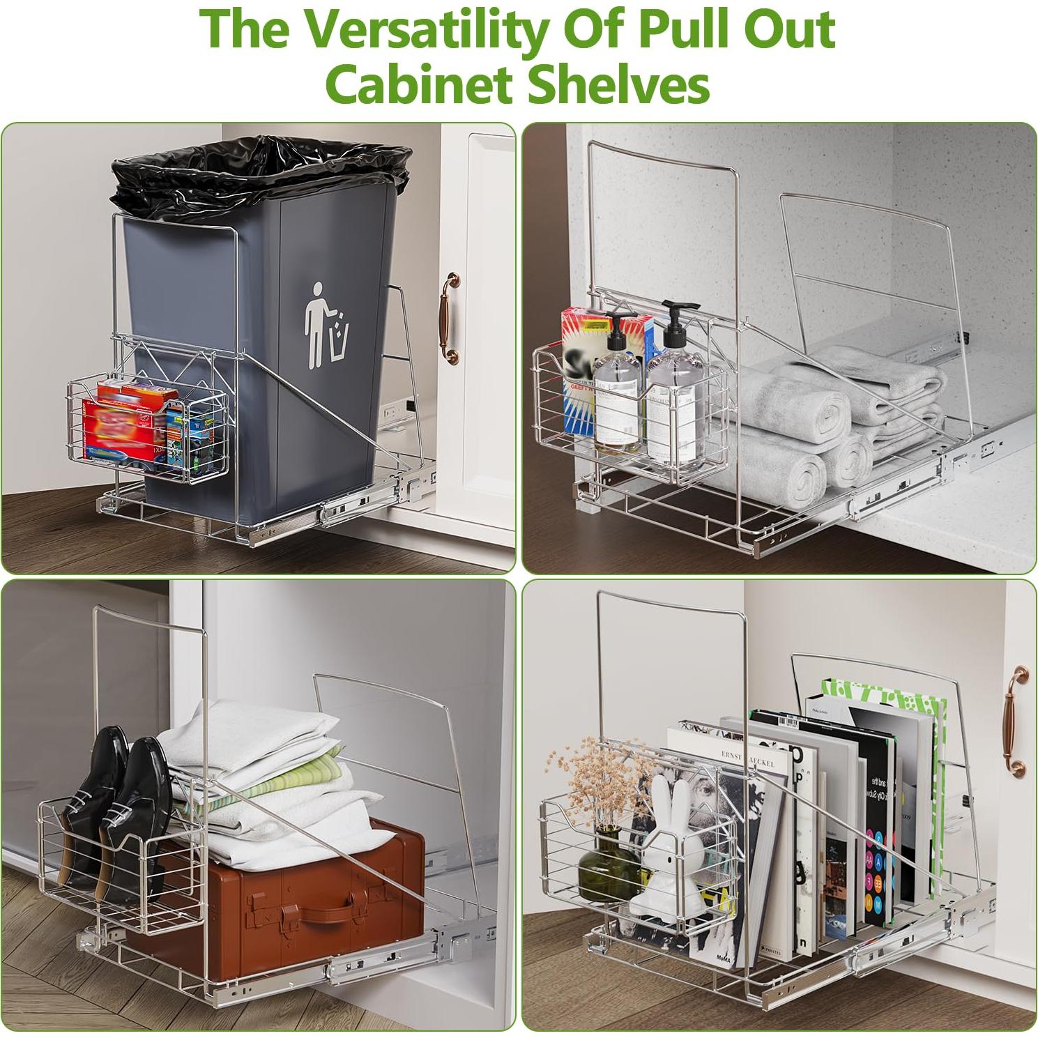 Estante de Basura Extraíble Beinline para Bajo Fregadero 7-11 Gal