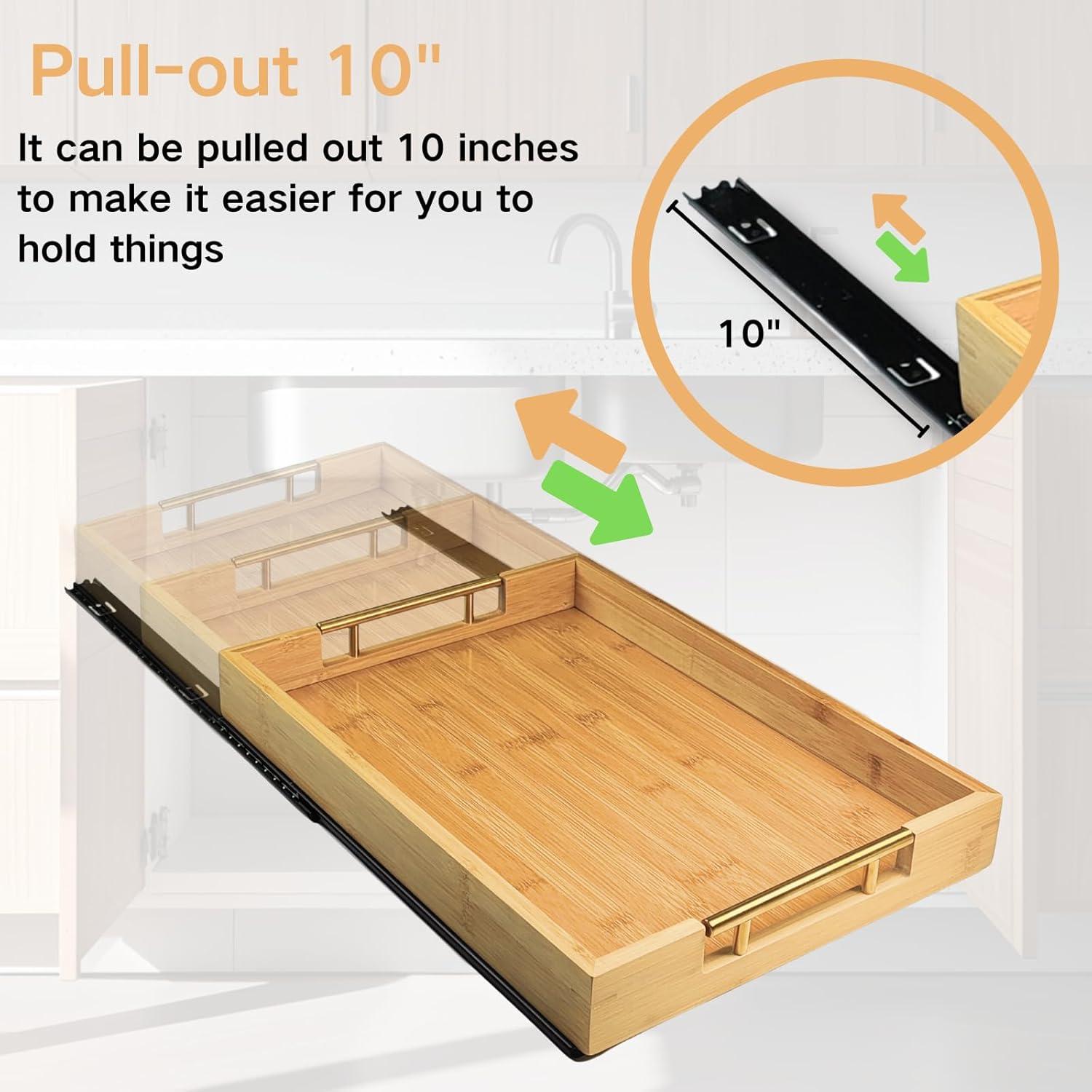 Organizador de Gabinete Extraíble Beyeutao 2 Piezas 40.64x30.48cm