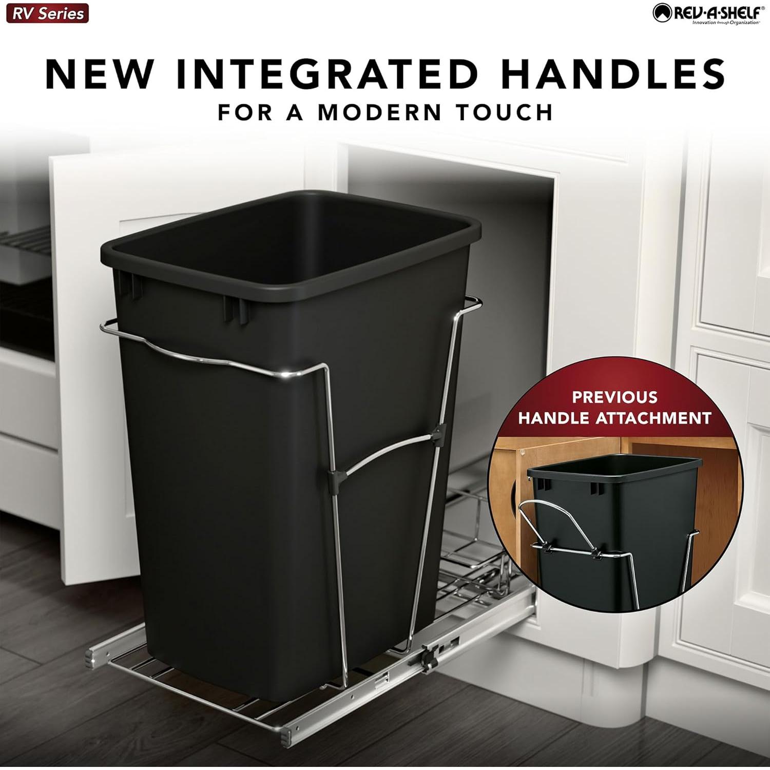 Contenedor de Basura Extraíble Rev-A-Shelf 35 Qt para Cocina