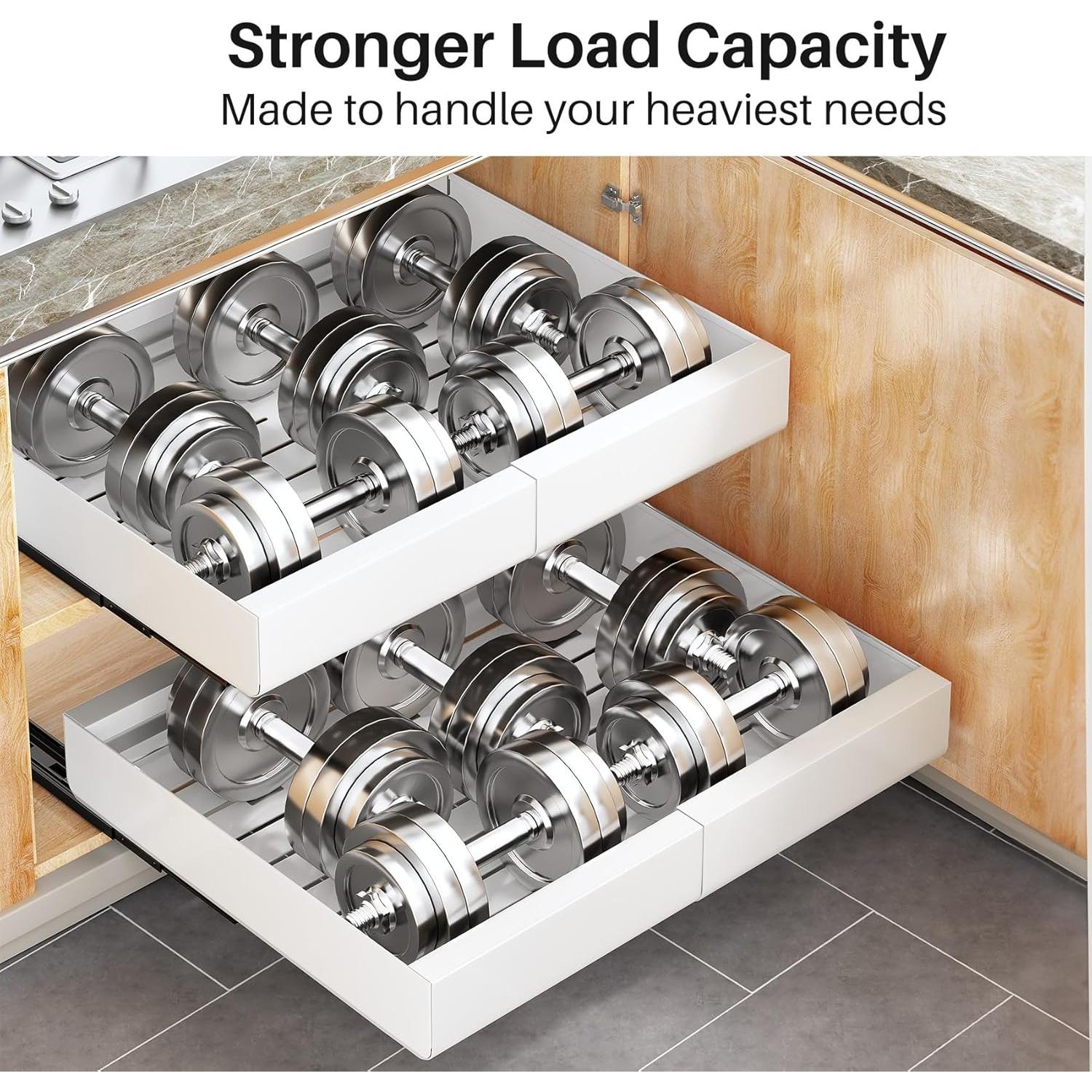 Organizador de Gabinete Expandible Kitstorack Blanco 30.48-50.8cm