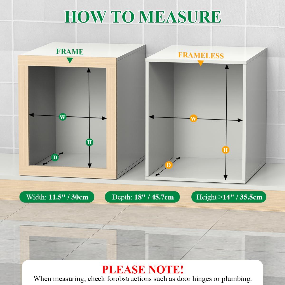 Cesto de Basura Extraíble Bajo Gabinete Jumyee 40L 40.64x27.94cm