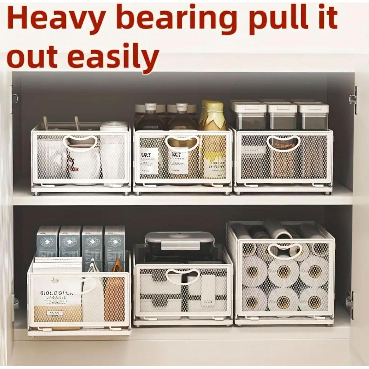 Organizador de Gabinete Extraíble ZHOHO TANT 24.4x30cm Blanco