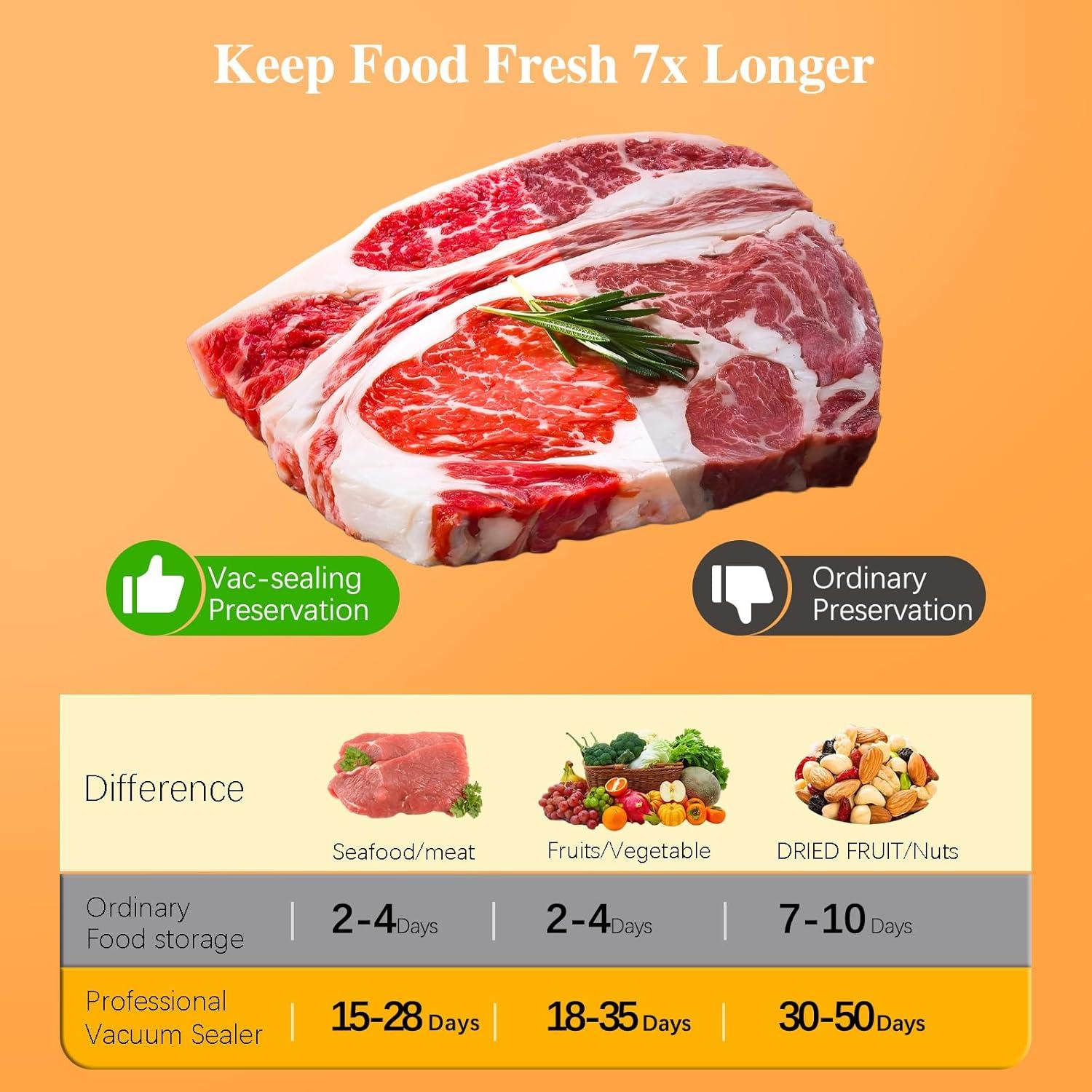 Máquina Selladora al Vacío Automática WOODSPROUT 0.82 kg