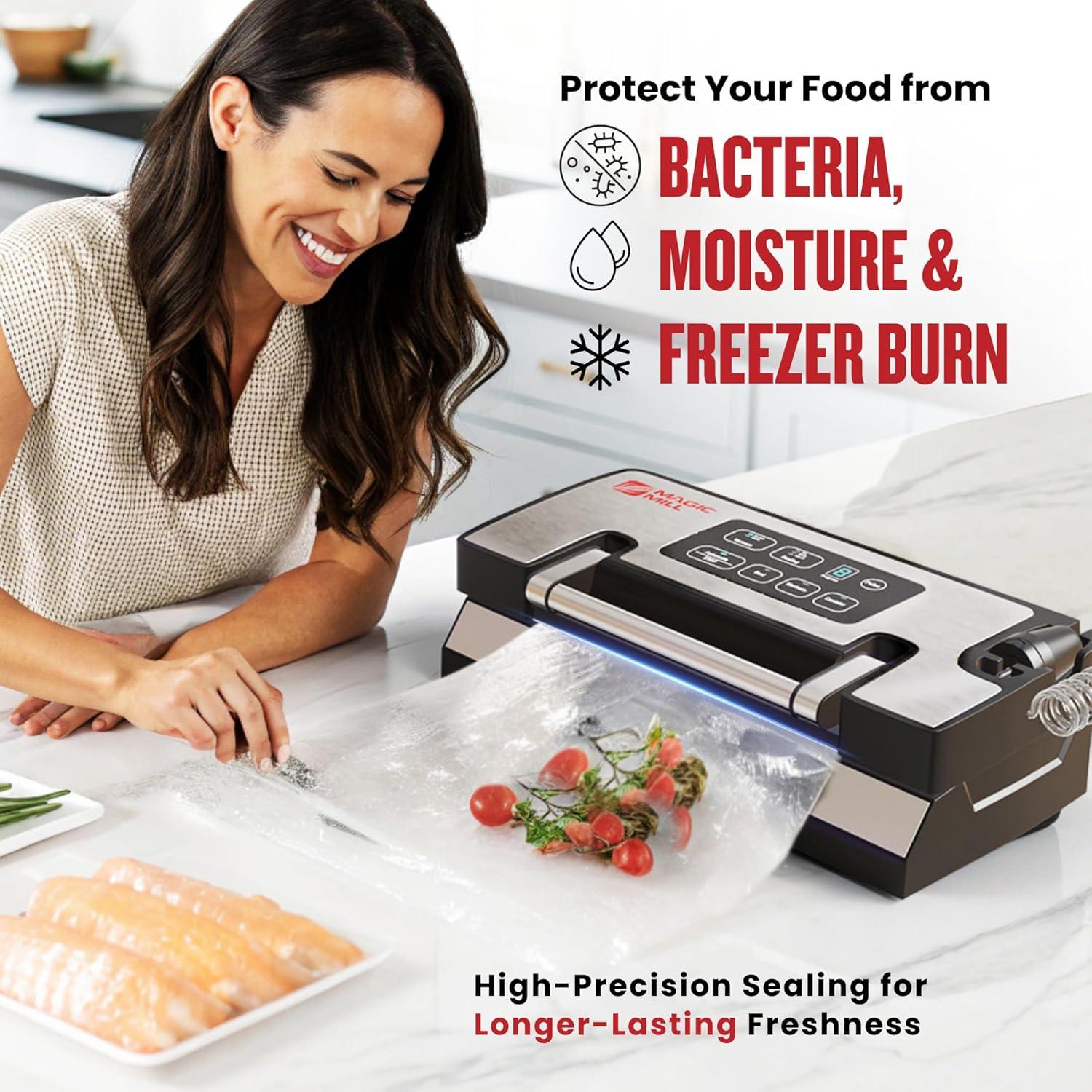 Máquina de Sellado al Vacío Magic Mill MVS-5185 Acero Inoxidable