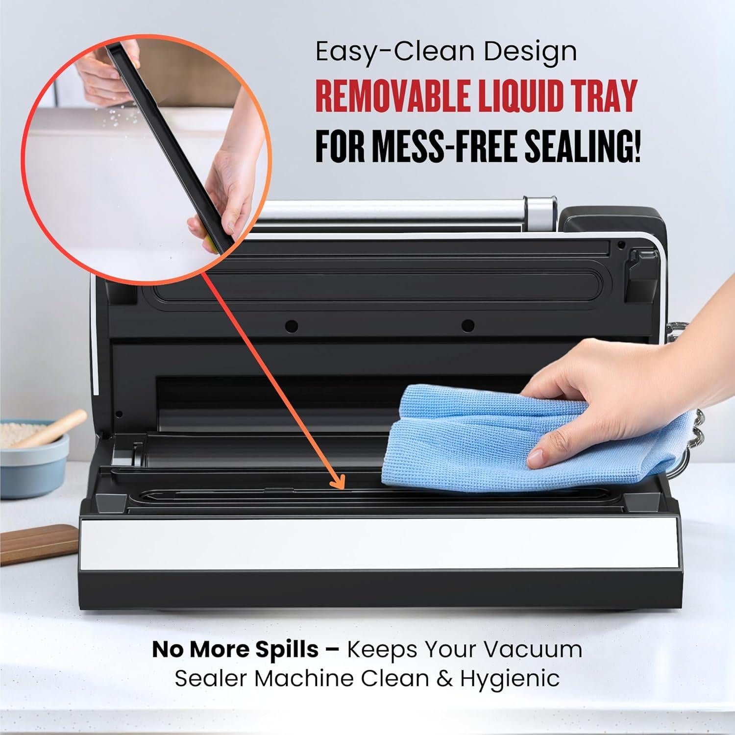 Máquina de Sellado al Vacío Magic Mill MVS-5185 Acero Inoxidable