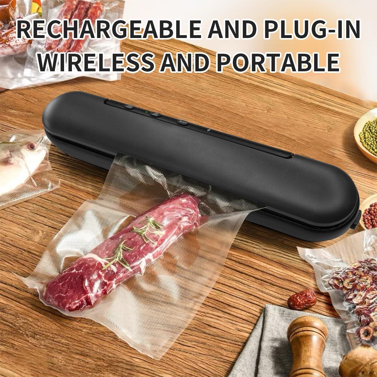 Sellador de Vacío Inalámbrico KYLIN HX90 con 20 Bolsas