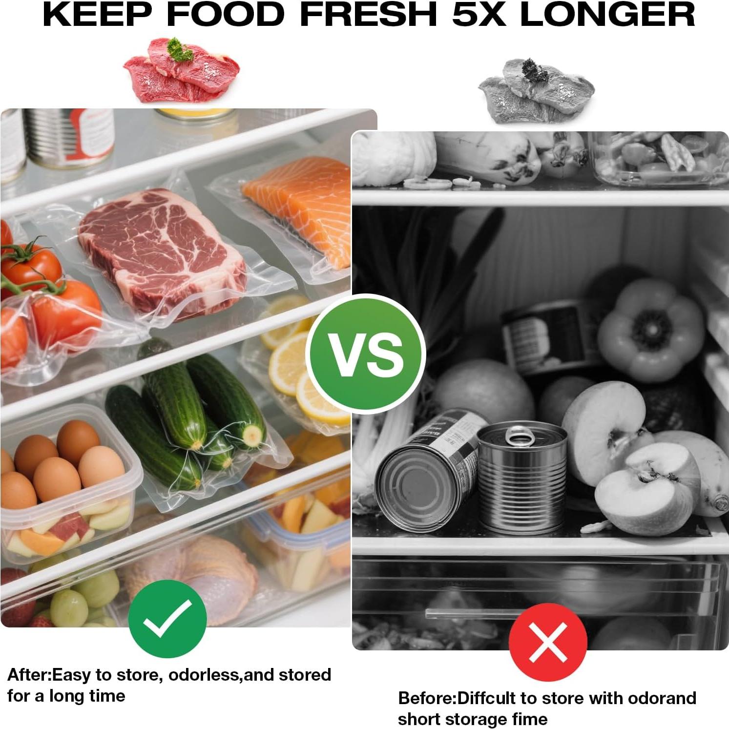 Sellador de Vacío Manual RAIN SPIRIT con 10 Bolsas Reutilizables