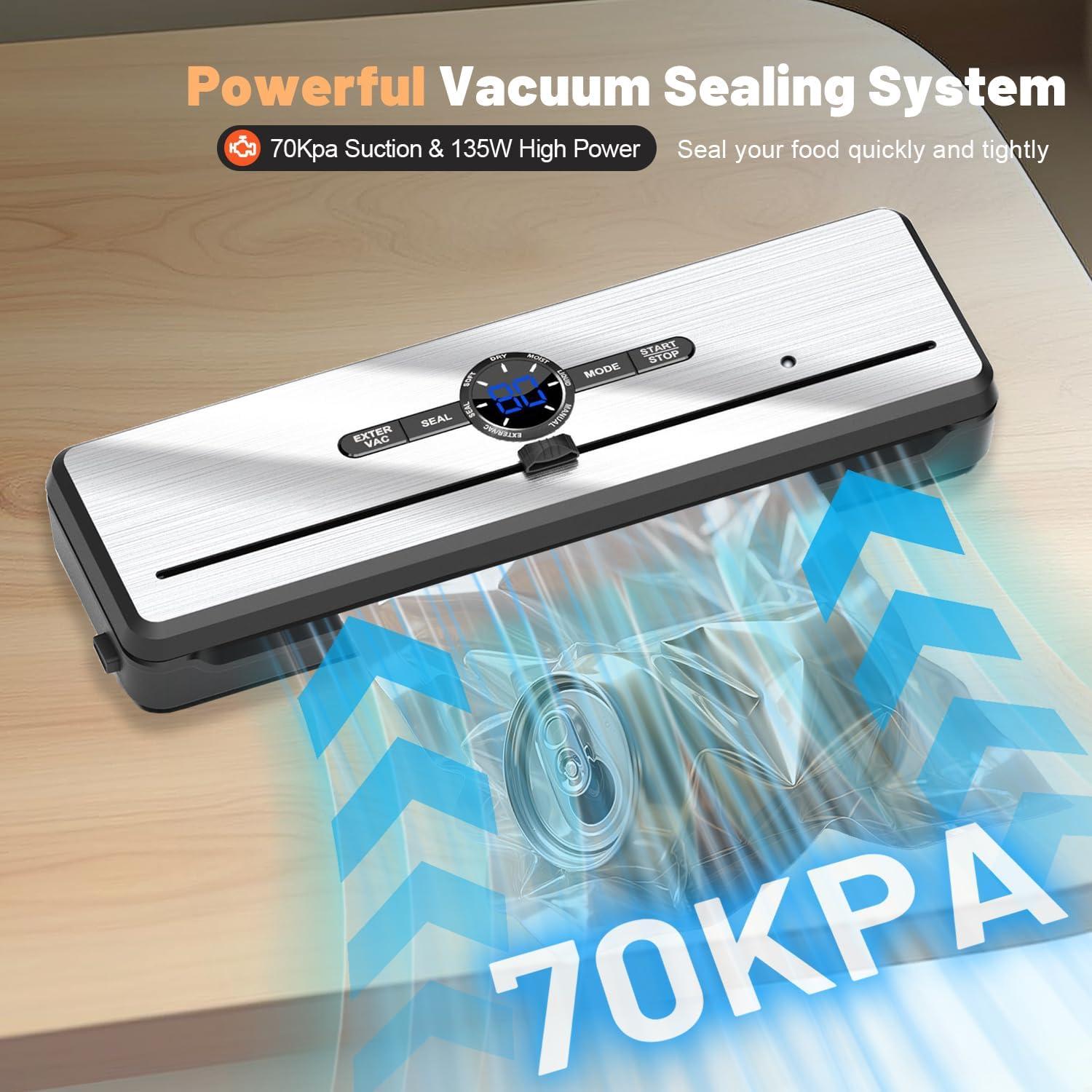 Selladora al Vacío VNIMTI JHNIT-VS-2505075P01 70Kpa Doble Sello