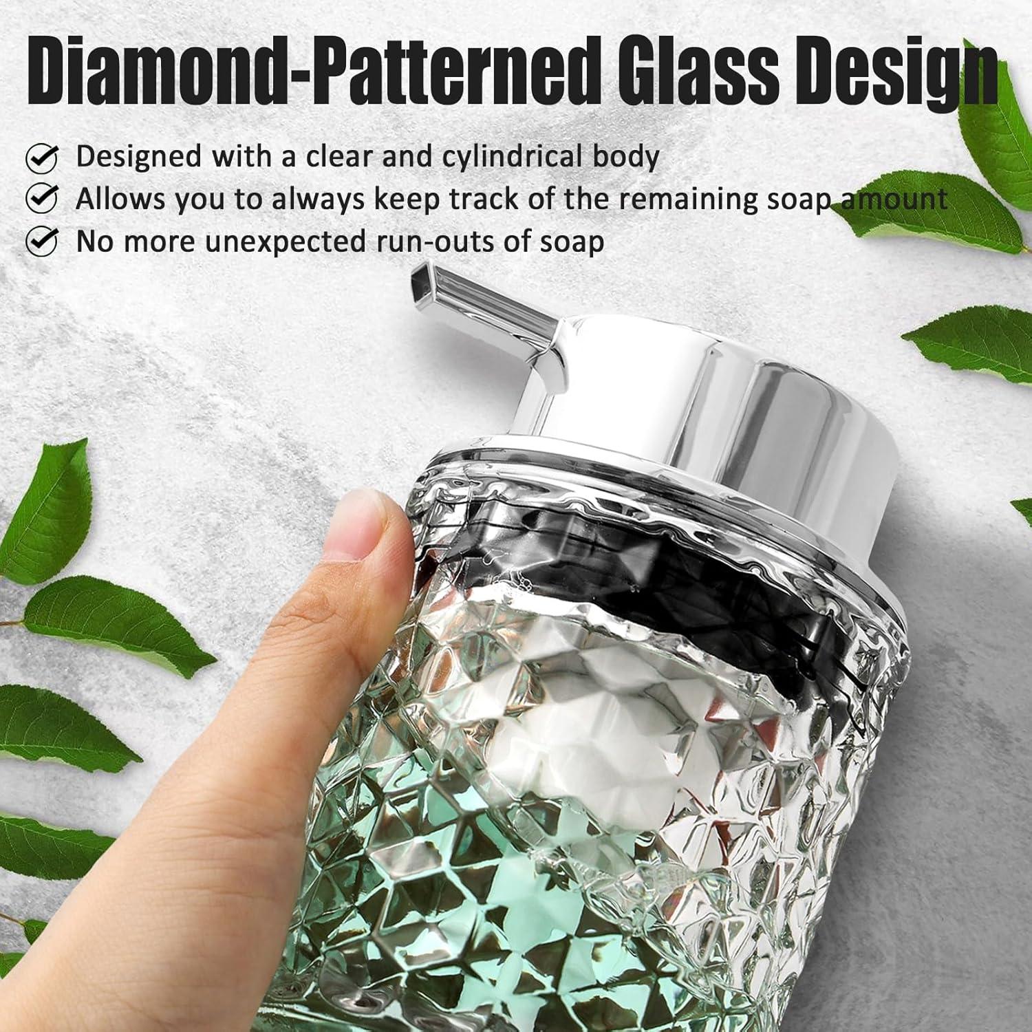 Dispensador de Jabón Espumoso Malachi de Vidrio 1850ml