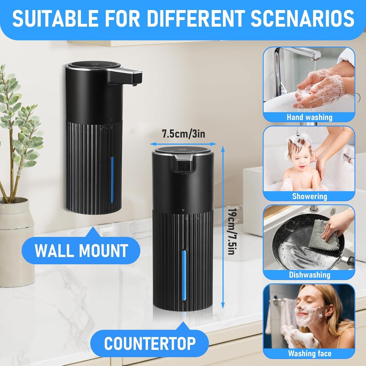 Dispensador de Jabón Automático UAYBABU 400ml Sensor Infrarrojo