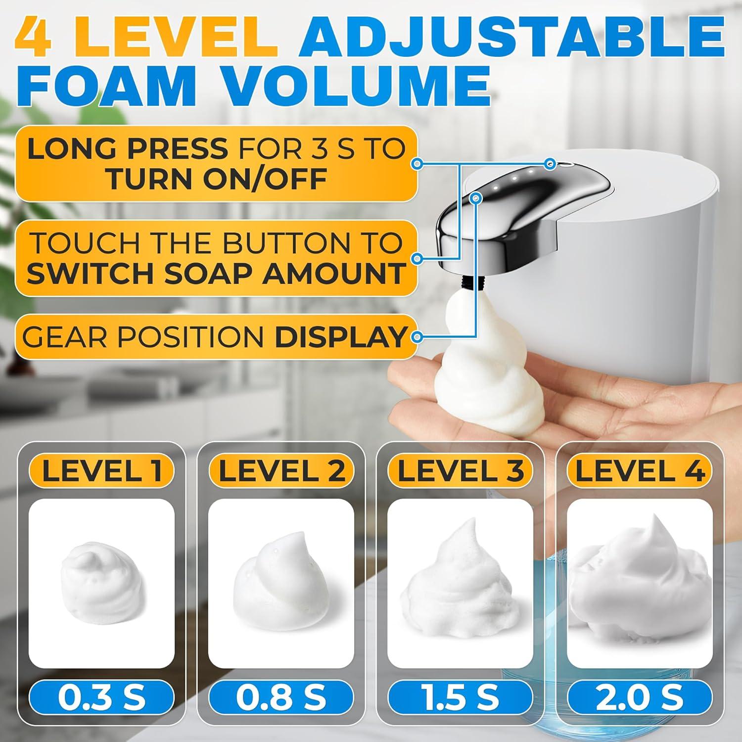 Dispensador de Jabón Automático BURIUS 399.5 ml Sin Contacto